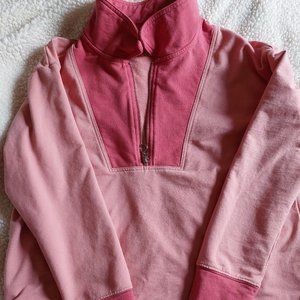 Women's quarter zip light sweatshirt